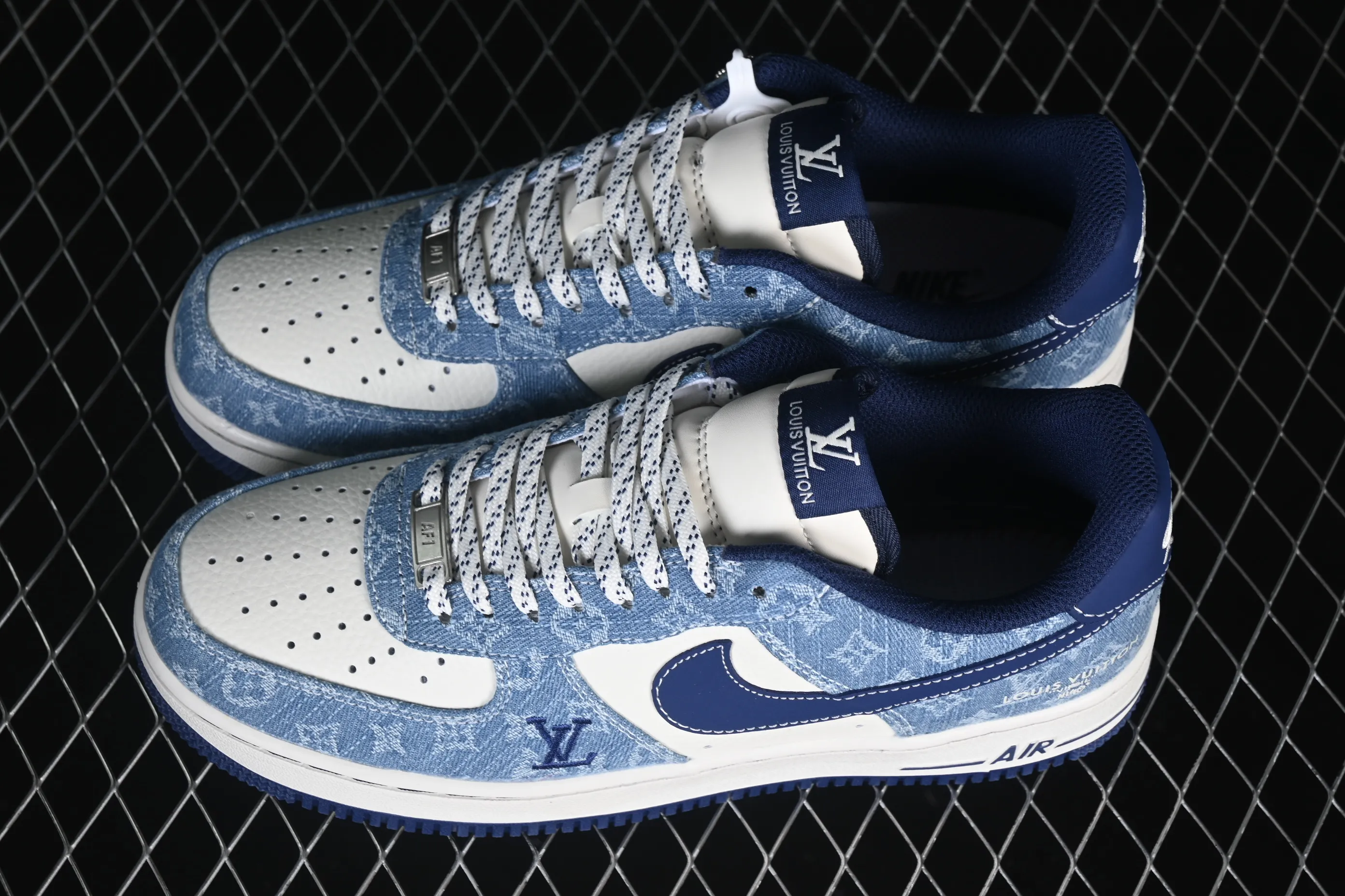 All categories Nk Air Force 1 Air Force series Nk Air Force 1 Low Air Force low top Nike Air Force 1'07 Low joint classic blue jeans Air Force 1 low top casual sneakers NH0601-578